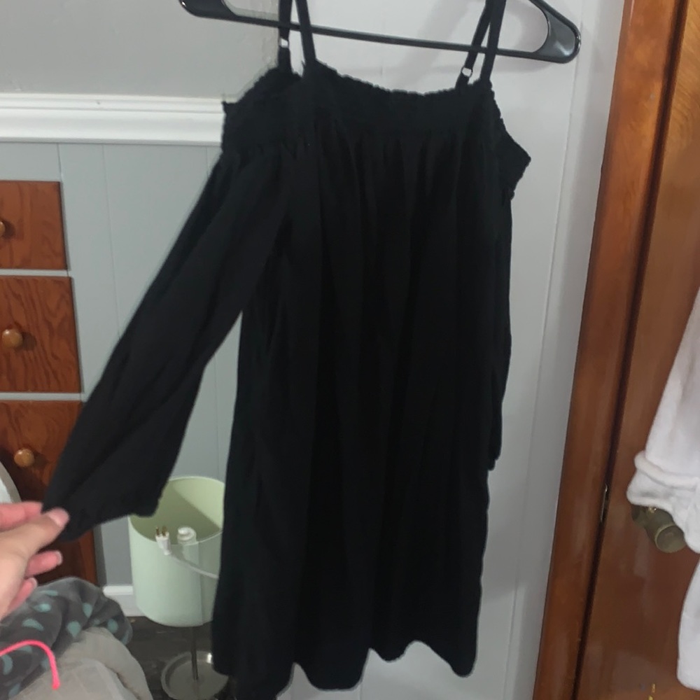 Black short dress